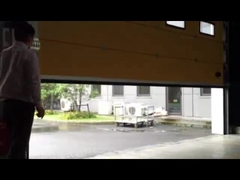 Isolierte industrielle Abschnitttüren RAL9006 / RAL9002 Farbe für Lager