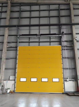 Winddichte Sektions-Industrie-Tür Wärmedämmung für Fabrik und Hangar