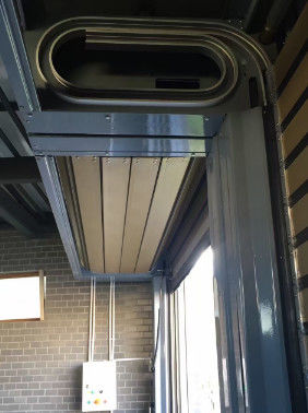 Industrielle Hochgeschwindigkeits-Spirale Tür Turbine / elliptische Saugart