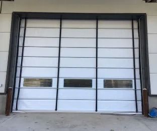 kaufen PVC High Speed Spiral Door with 220/380V 50Hz 750W Motor and 1000-1500 Times/Day High Frequency for Industrial Use online manufacture
