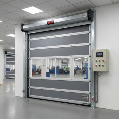 kaufen 220V 380V AC Industrietor Schnelllauftor Rolltor oder Schiebetor Typ mit Steuerungssystem oder Sensoraktivierung für Industrie online manufacture