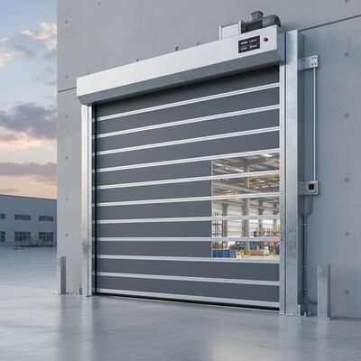 kaufen Anpassungsfähige industrielle Schnelltüren mit Windwiderstand von bis zu 120 km/h und Öffnungsgeschwindigkeit von 0,5 bis 2,0 Metern pro Sekunde online manufacture