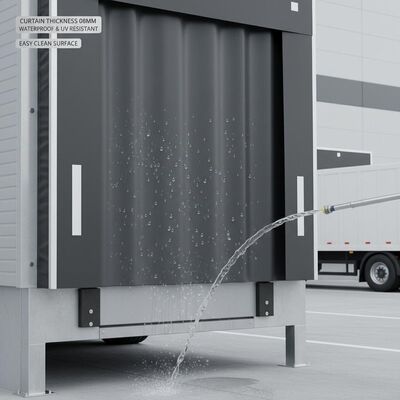 kaufen Vorhangstärke 08 mm Ladehafen Schutzhütte mit wasserdichtem, UV-beständigem Stoff und geringer Wartung Leicht zu reinigen Oberflächen online manufacture
