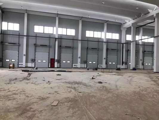 0.4mm Galvanisierter Stahl Industrie-Abschnitttüren Farbe