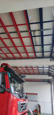 Durchsichtige Industrieabschnitttüren aus Aluminium für Ausstellungsräume zum Brandschutz