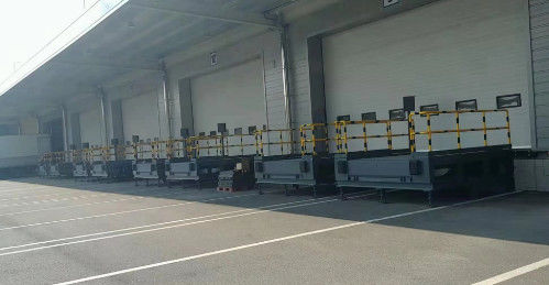 Grauer Hydraulischer Dockleveler-Rahmen für Szenarien ohne Plattform