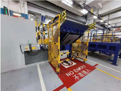 Hydraulischer Vertikal-Dock-Ebeneiler für Kaltlager-Eisenbahnplattformen