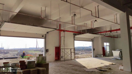 Werkstatt Sektionelle Industrie Tür Fabrik Gebäude Industrie Hangar Türen