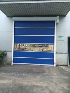 PVC Stoff Industrie-Schnelltür 0,75W automatische Roll-up Türen