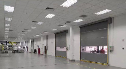 PVC Stoff Roll-up Türen automatische schnelle Rolltüren Industrie
