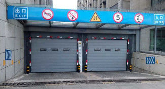 Anpassbares Hochgeschwindigkeits-Spiraltor Parkplatz Eingang und Ausgang