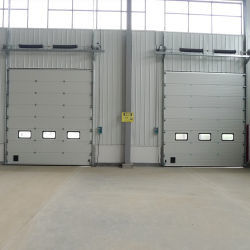 Fabrikpreis Maßgeschneiderte Schiebe-Fernbedienung Aluminium Stahl Sicherheit Automatische Garagentür Motor Garagentür