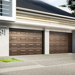 Individuell angepasste Smart Electric Garage Tür Moderne Villa Sektionelle Aluminium Garage Tür