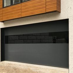 Isolierte Garagentüren aus Aluminium