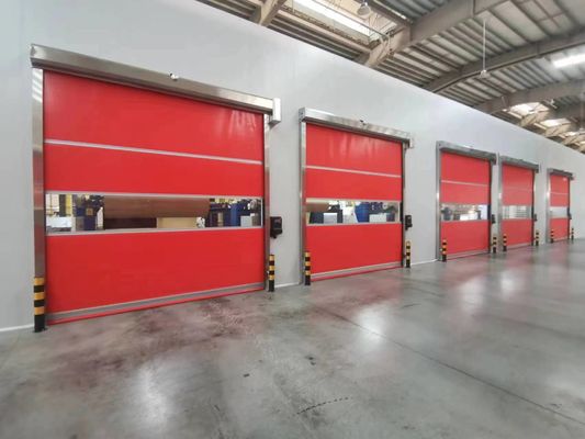 0.75W industrielle Schnelltür 220V / 380V automatische Schnelltüren