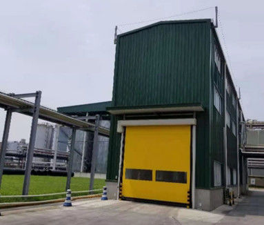 CE-Industrielle Schnelltür Hochfestigkeit Polyesterfaser PVC Vorhang Dicke 0,8 mm