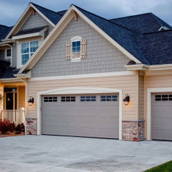 Ultra stilvolle Infinity Flush-Panel glatte Aluminium Garagentür